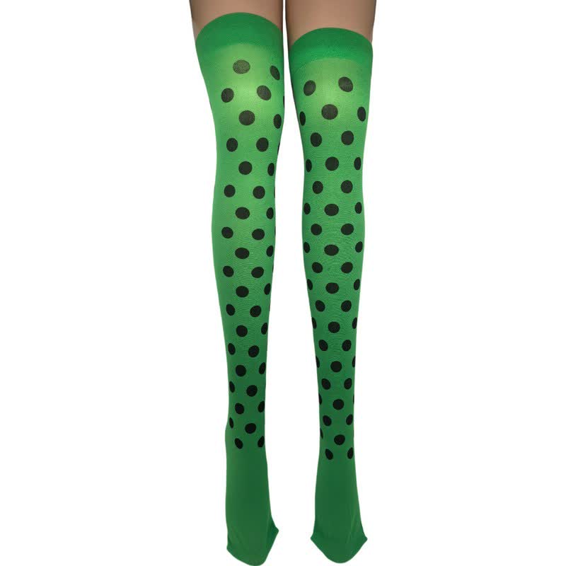 Chaussettes hautes transparentes à pois pour Halloween (3 paires) - E - One Size - image 4