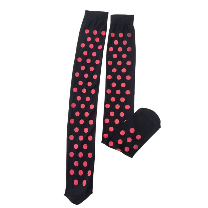 Chaussettes hautes transparentes à pois pour Halloween (3 paires) - je - One Size - image 8