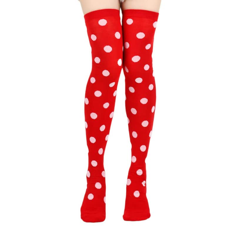Chaussettes hautes transparentes à pois pour Halloween (3 paires) - J - One Size - image 9