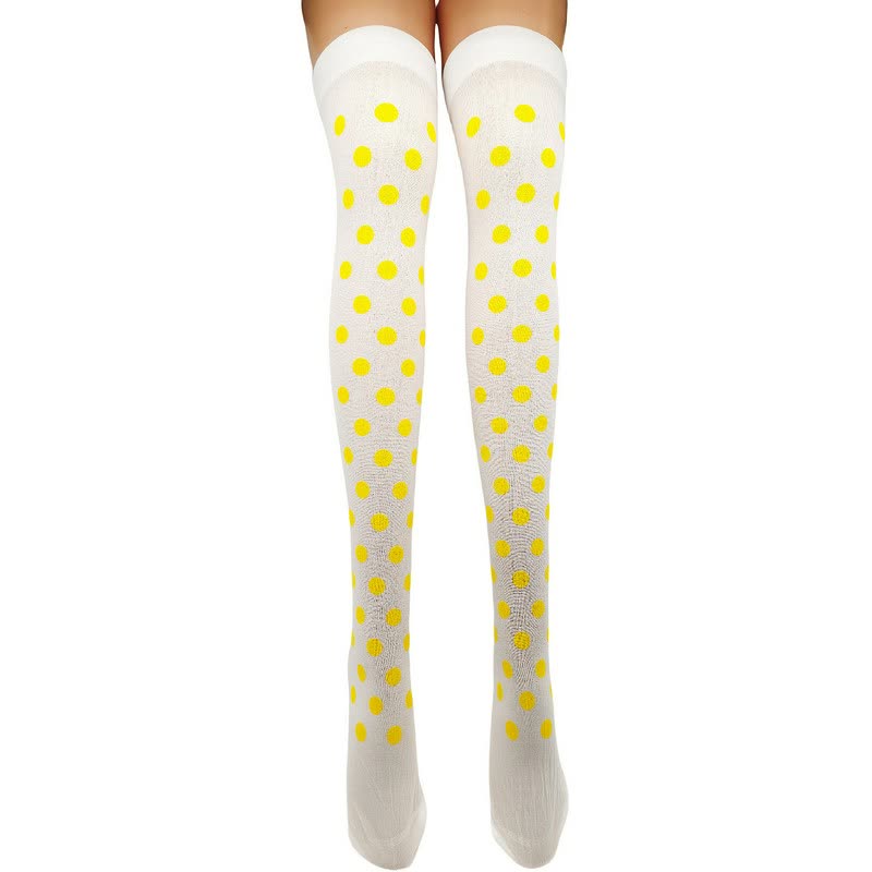 Chaussettes hautes transparentes à pois pour Halloween (3 paires) - G - One Size - image 6