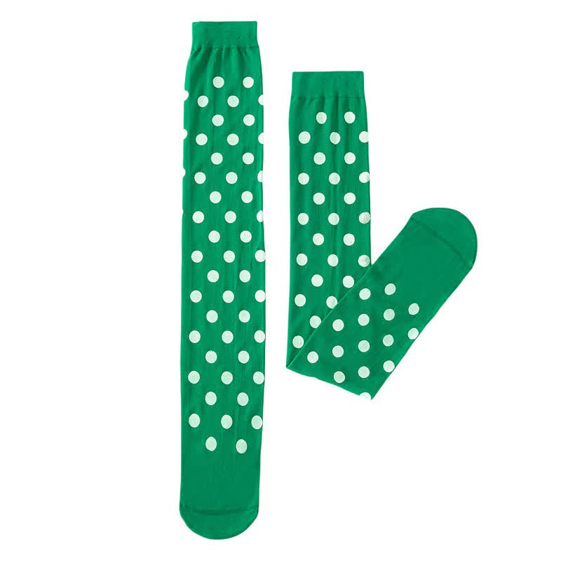Chaussettes hautes transparentes à pois pour Halloween (3 paires) - L - One Size - image 11