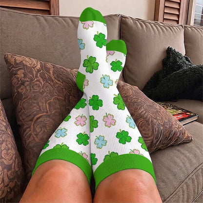 Chaussettes de compression grande taille Libellule Grenouille - image 3