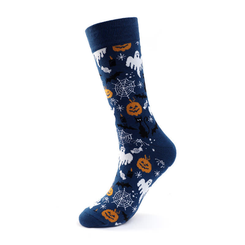 Chaussettes fantaisie d'Halloween (5 paires) - UN - UE36-43 (US3-9) - image 3