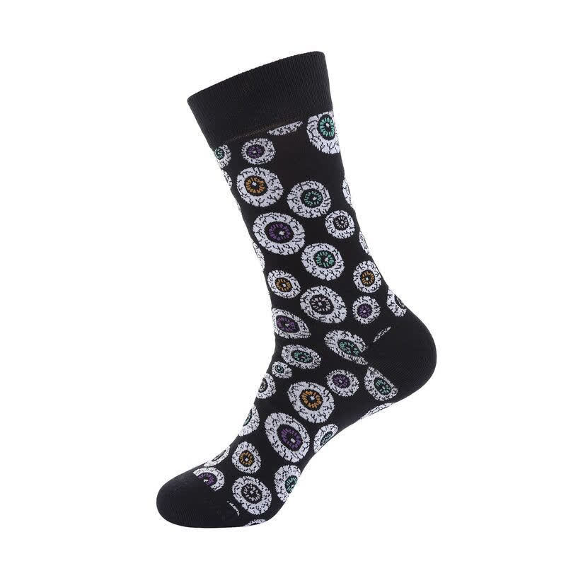 Chaussettes fantaisie d'Halloween (5 paires) - D - UE36-43 (US3-9) - image 2