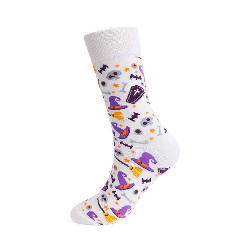 Chaussettes de fête d'Halloween (5 paires) - E - UE36-43 (US3-9) - image 5