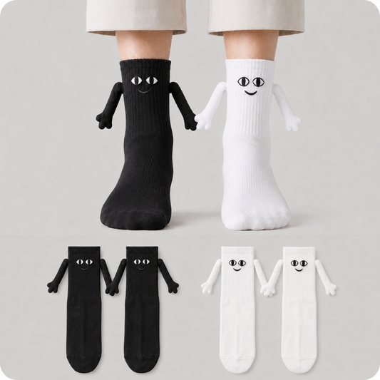 Chaussettes magnétiques Smile (2 paires) - Multicolore - EU36-42(US3-8.5) - image 0