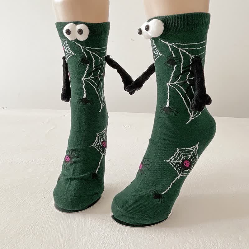 Chaussettes d'Halloween effrayantes à motif œil 3D (4 paires) - H - UE36-43 (US3-9) - image 7