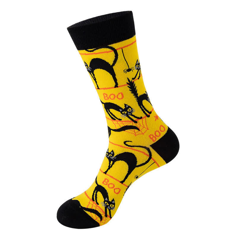 Chaussettes Halloween Moon Witch Crew (4 paires) - E - UE36-43 (US3-9) - image 5