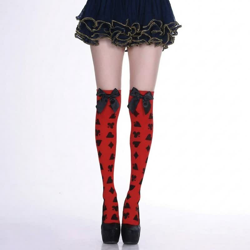 Chaussettes hautes Halloween audacieuses (4 paires) - C - UE36-43 (US3-9) - image 3