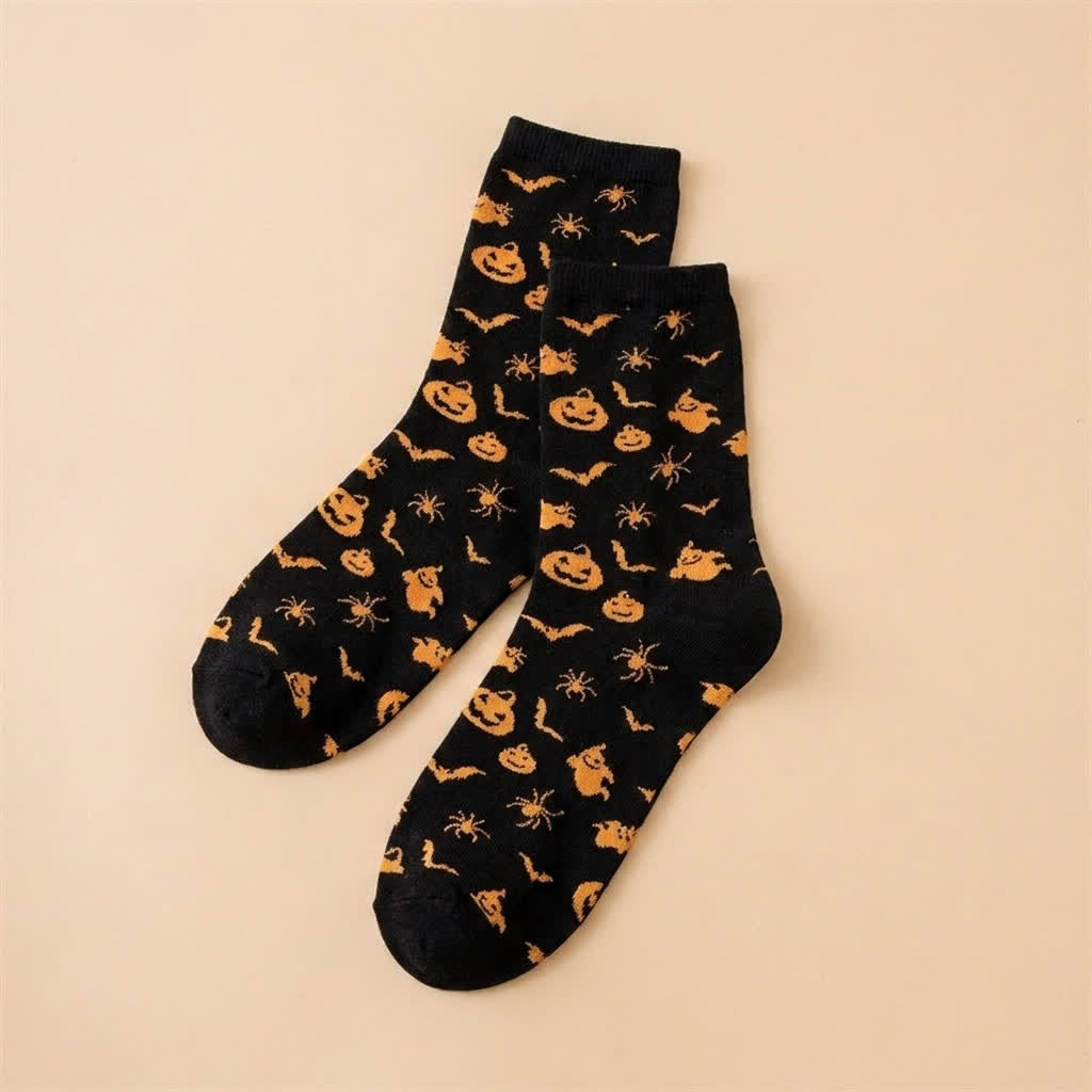 Chaussettes imprimées Halloween (6 paires) - E - UE36-43 (US3-9) - image 5