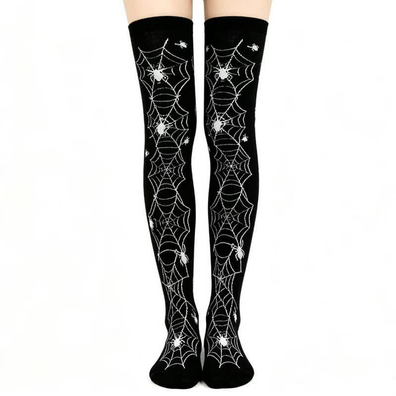 Chaussettes hautes Halloween Bold Over Knee (6 paires) - F - UE36-43 (US3-9) - image 6