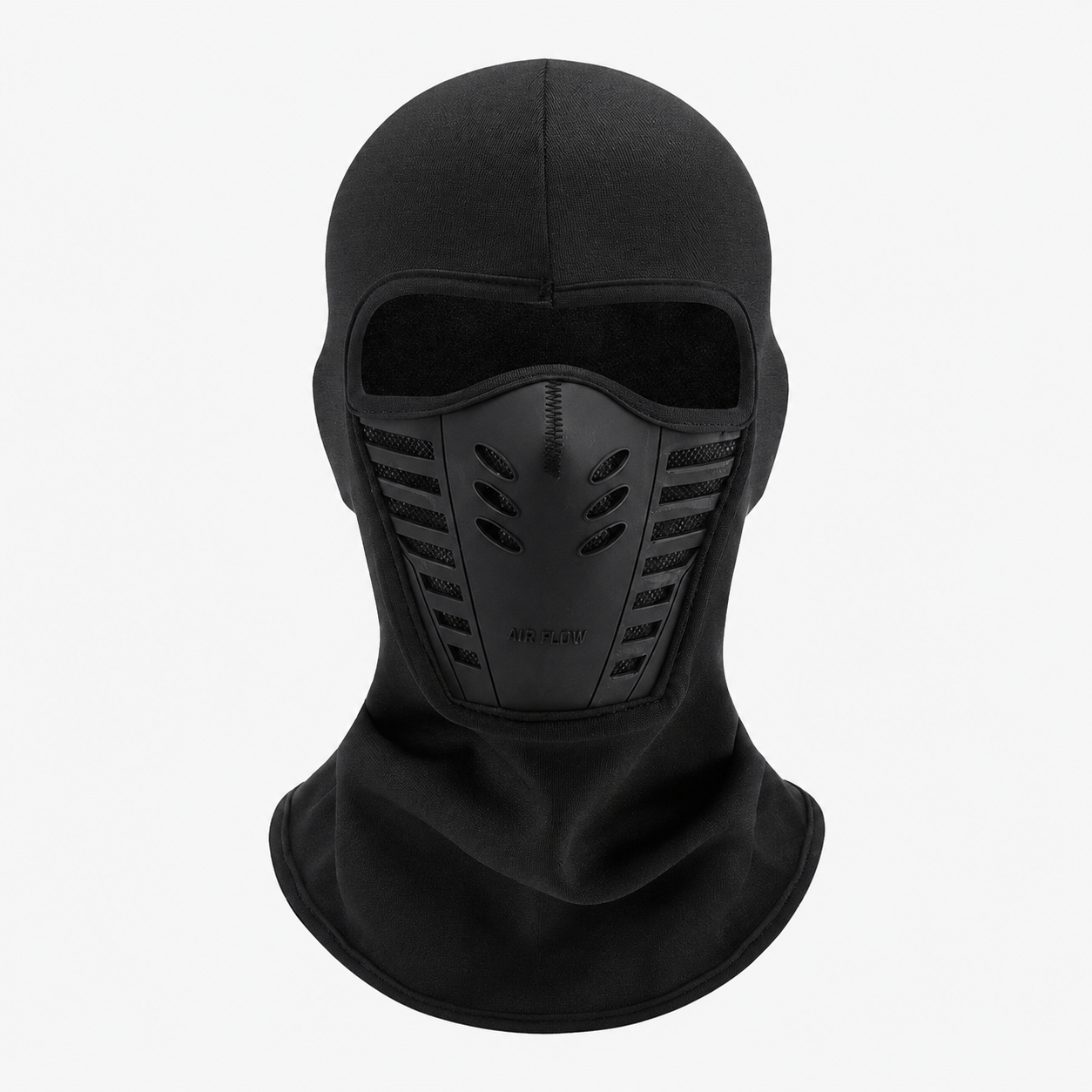 Masque facial tactique en polaire coupe-vent - Noir - One Size - image 1