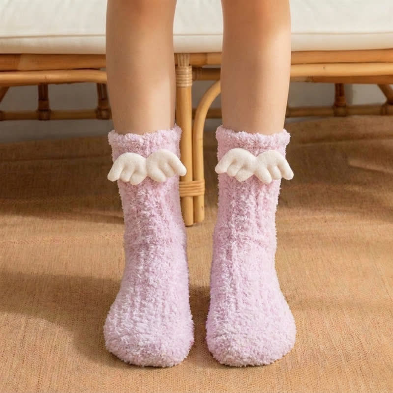 Chaussettes courtes à motif dessin animé 3D pour les fêtes de Noël (3 paires) - image 0