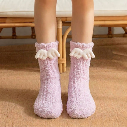 Chaussettes courtes à motif dessin animé 3D pour les fêtes de Noël (3 paires) - image 0