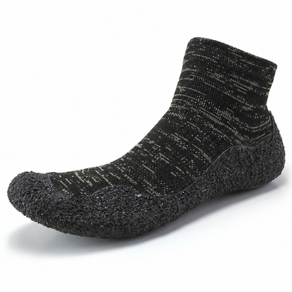 Chaussures chaussettes pieds nus légères grande taille - Gris foncé - US12 - image 8