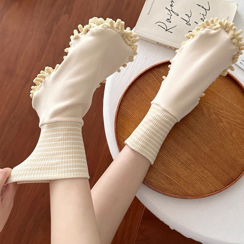 Chaussettes-chaussons de nettoyage en microfibre (4 paires) - image 3