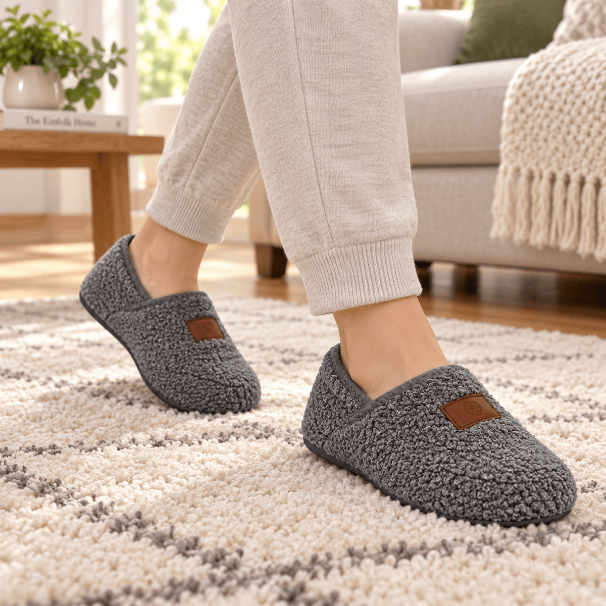 Chaussons-chaussettes souples grande taille - image 4