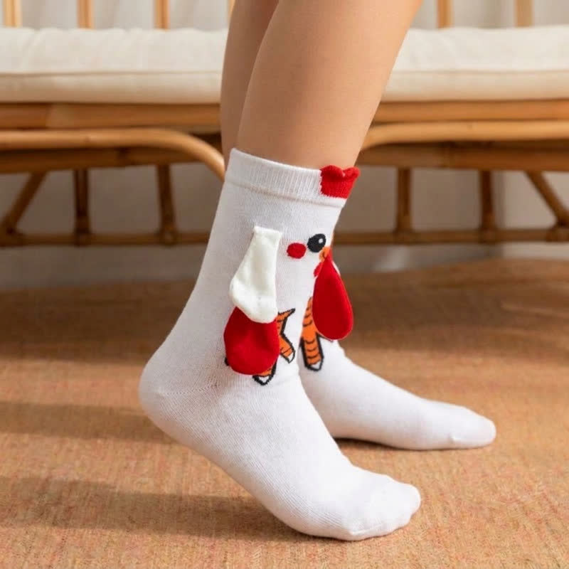 Chaussettes à la main d'un personnage de dessin animé original (3 paires) - image 1