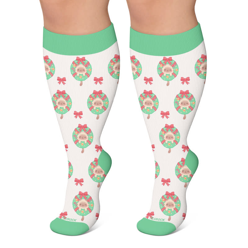 Chaussettes de compression Cactus pour chiens et chats, grandes tailles - Blanc - 4XL - image 6