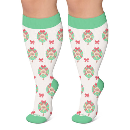 Chaussettes de compression Cactus pour chiens et chats, grandes tailles - Blanc - 4XL - image 6