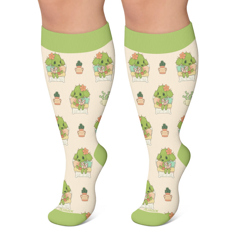 Chaussettes de compression Cactus pour chiens et chats, grandes tailles - Abricot - 4XL - image 5