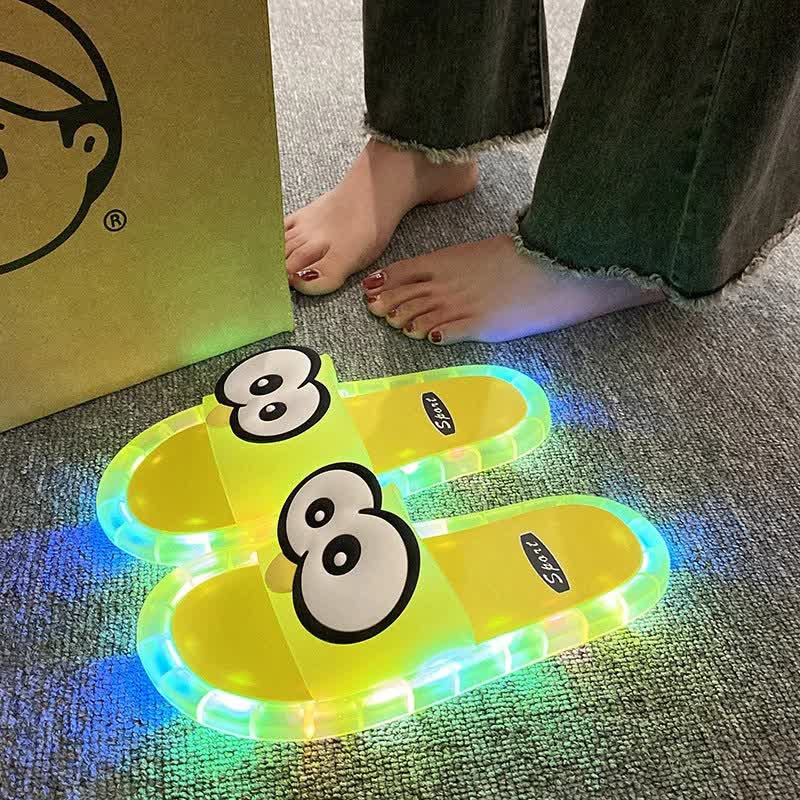 Toboggans lumineux en gelée - Jaune - Enfants EU34–35 (3–3,5) - image 0