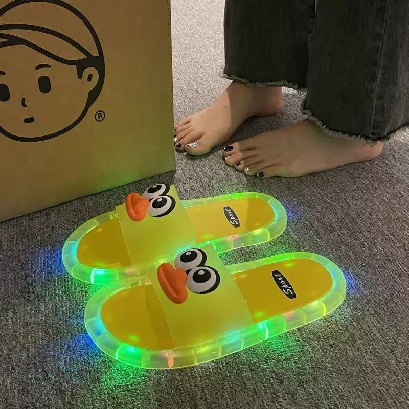 Sandales lumineuses en gelée pour lèvres pleines - Jaune - Enfants EU34–35 (3–3,5) - image 1
