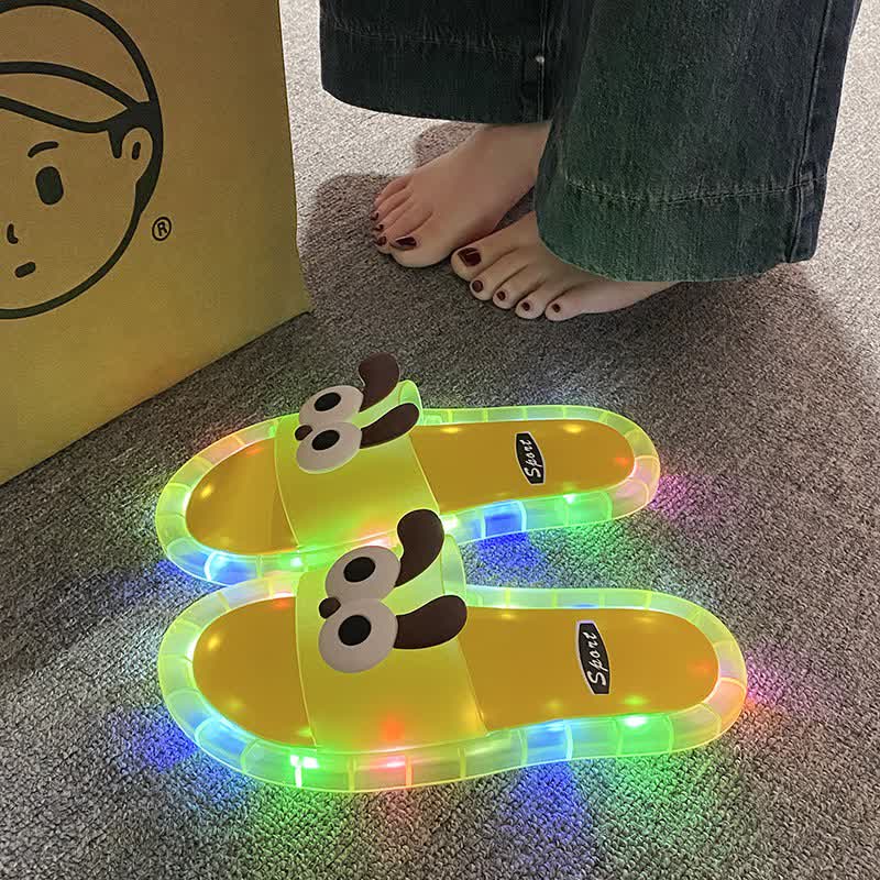 Toboggans lumineux en gelée Ear Dog - Jaune - Enfants EU34–35 (3–3,5) - image 0