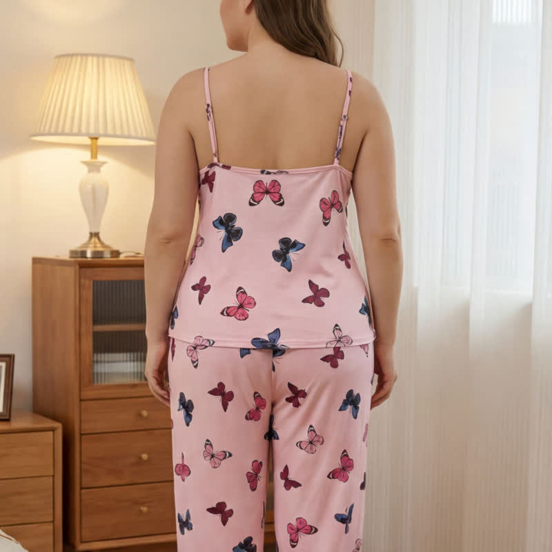 Ensemble pyjama en satin papillon - image 3
