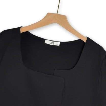 Ensemble haut à cordon et jupe fluide grande taille - image 5