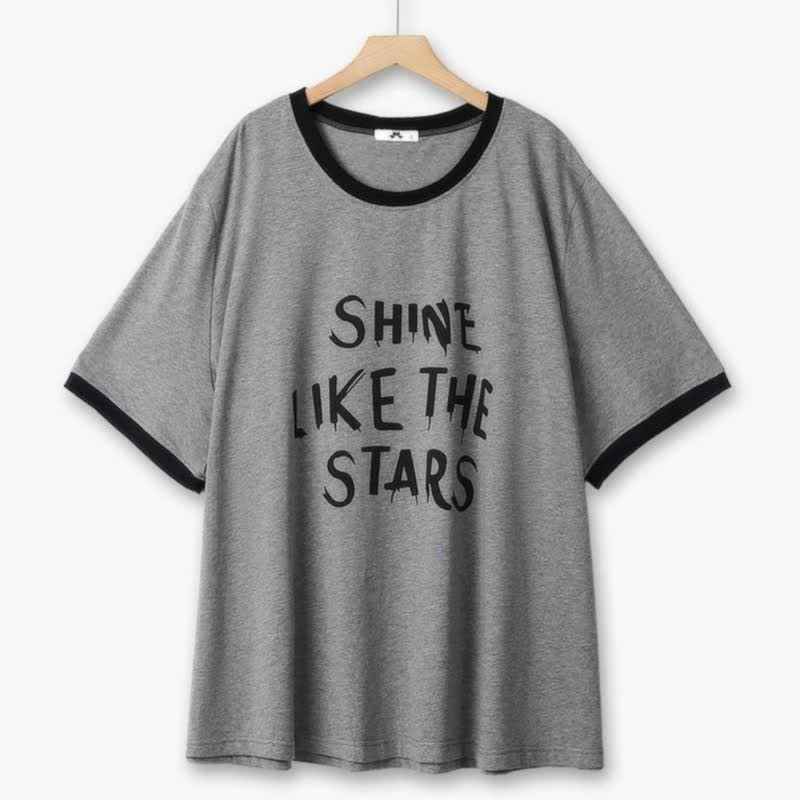 Ensemble T-shirt et jupe imprimée « Brille comme les étoiles » - Blouse - 6XL - image 1