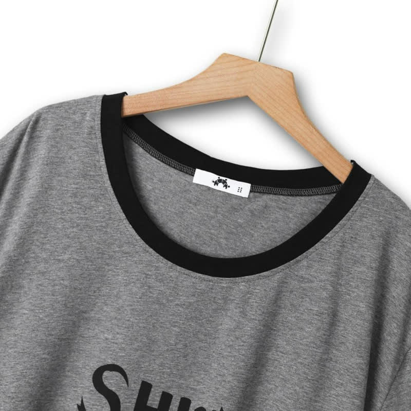 Ensemble T-shirt et jupe imprimée « Brille comme les étoiles » - image 4