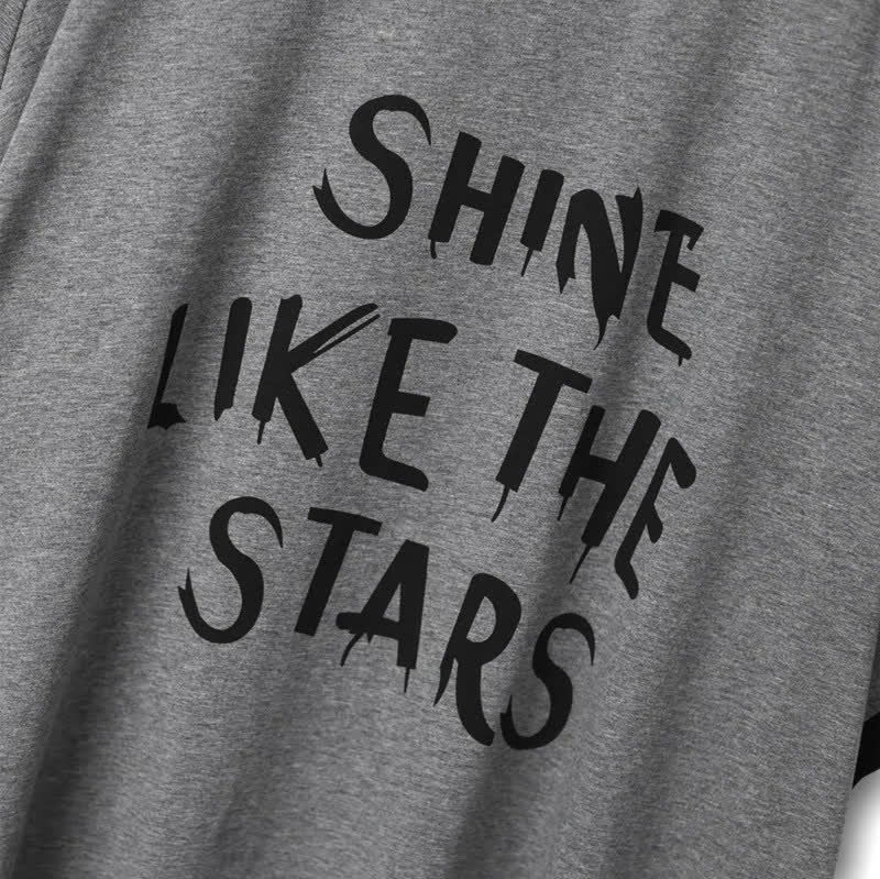 Ensemble T-shirt et jupe imprimée « Brille comme les étoiles » - image 3
