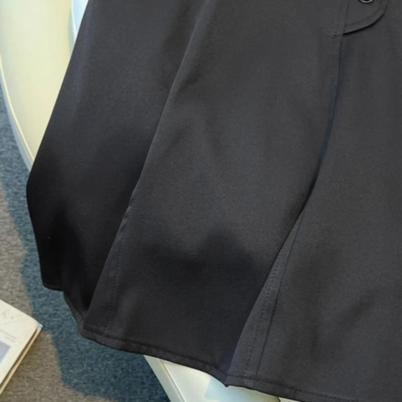 Jupe midi boutonnée grande taille - image 1