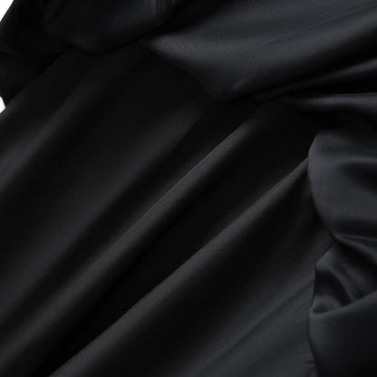 Robe longue brodée à col en V - image 6