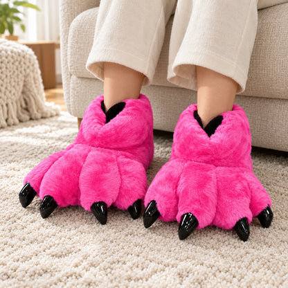 Chaussons en peluche Monster Paw - image 0