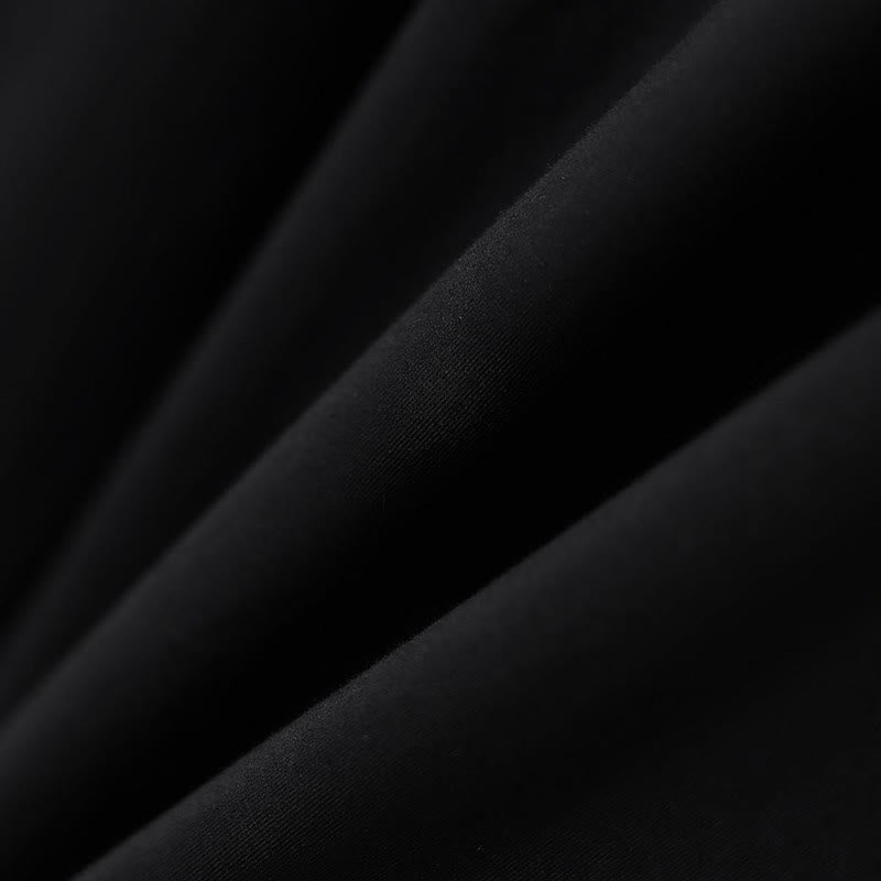 Chemisier grande taille à col V boutonné en mélange de coton - image 6