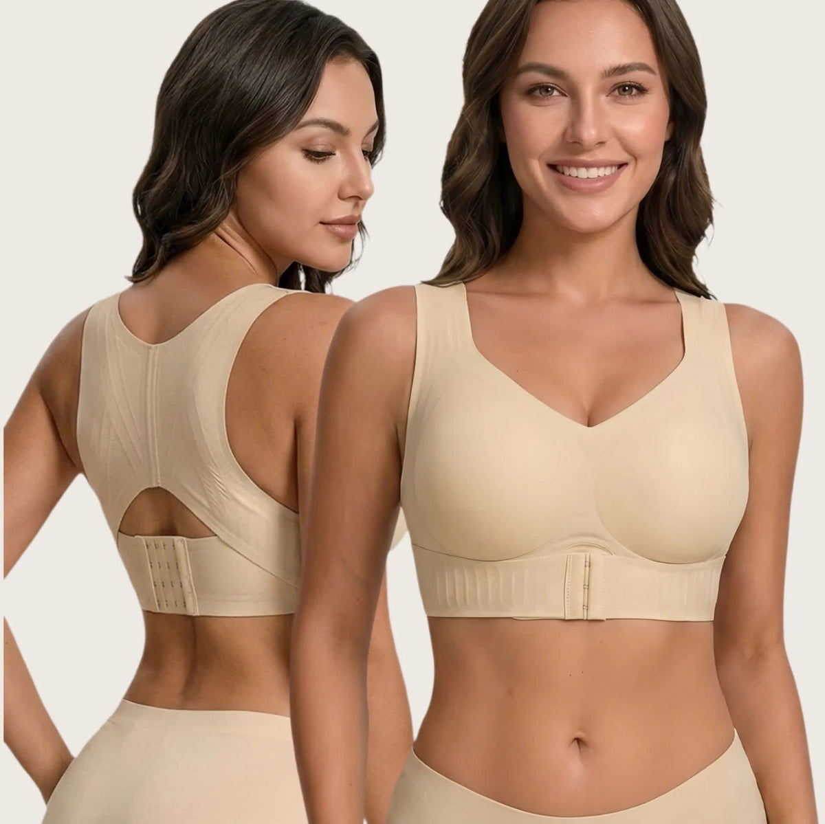 Soutien-gorge sans armatures lissant le dos sans coutures - image 0
