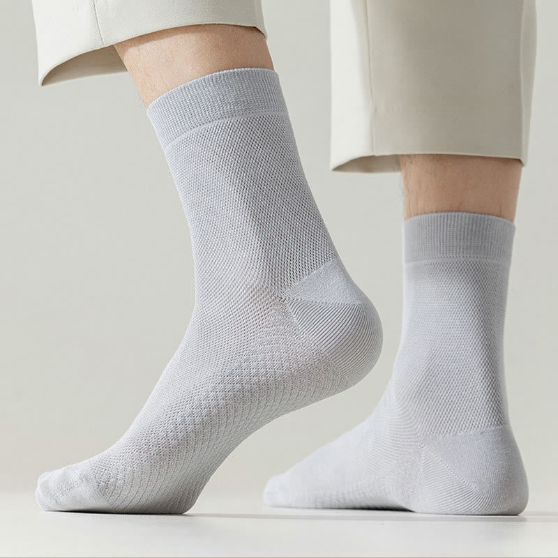 Chaussettes courtes en maille de coton Plusock (5 paires) - image 9