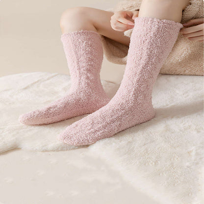 Chaussettes hautes thermiques en polaire corail Plusock (5 paires) - image 3
