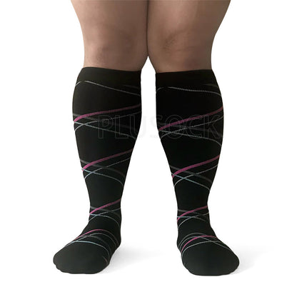 Chaussettes de compression Plusock Ribbon Grande Taille 2XL- 7XL (3 paires) - image 5