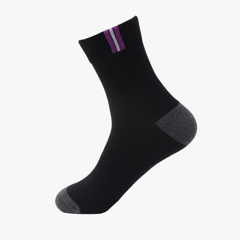 Chaussettes en coton respirant Plusock (3 paires) - 43-48 - Noir - image 3