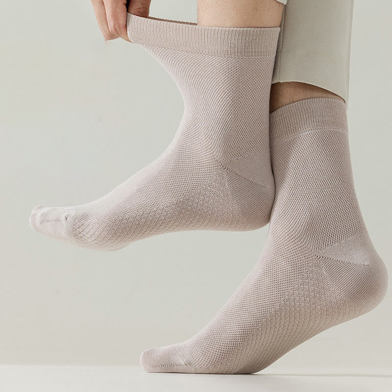 Chaussettes en maille de coton (5 paires) - image 2