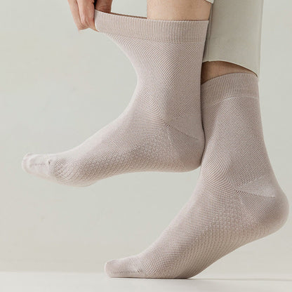 Chaussettes en maille de coton (5 paires) - image 2