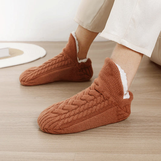 Chaussettes antidérapantes grande taille (2 paires)