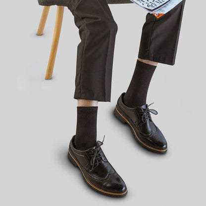 Chaussettes unies douces grande taille (5 paires)