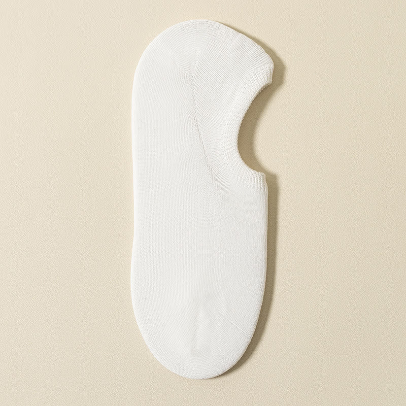 Chaussettes invisibles antidérapantes Plusock (5 paires) - Blanc - EU39-46 (US5-12) - image 14