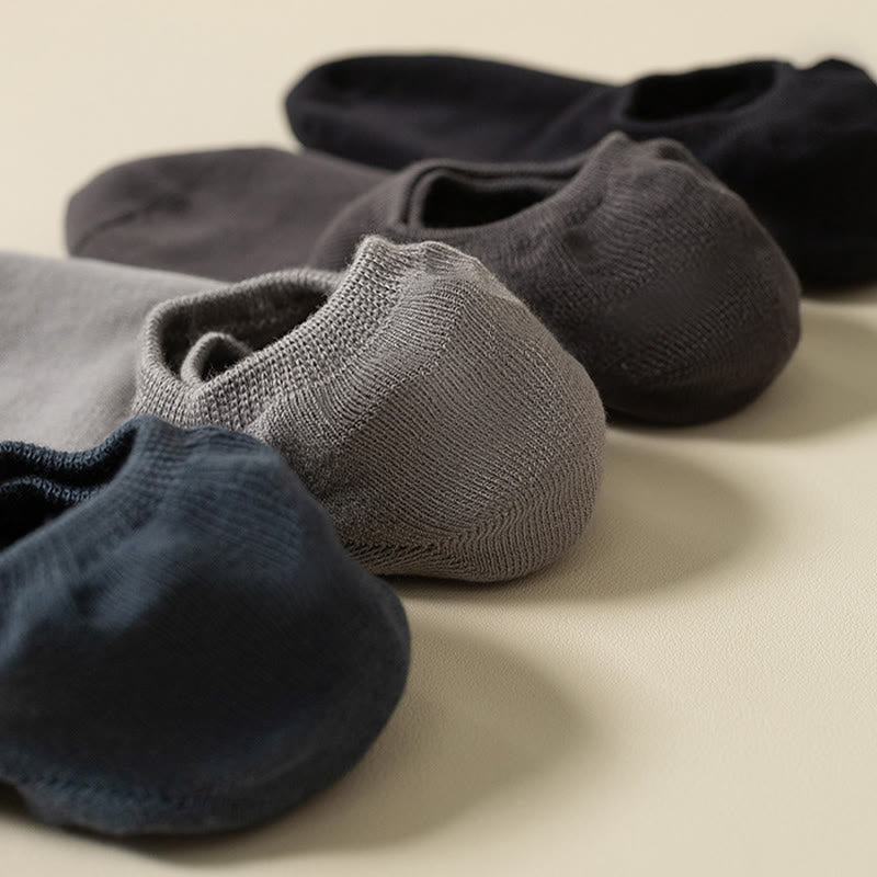Chaussettes invisibles antidérapantes (5 paires) - image 11
