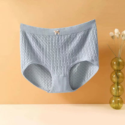 Culotte taille haute avec nœud papillon grande taille (5 paires)