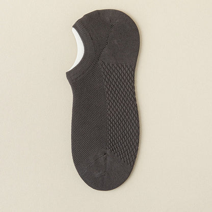 Chaussettes invisibles de massage en maille (5 paires) - Gris foncé - EU39-46 (US5-12) - image 18